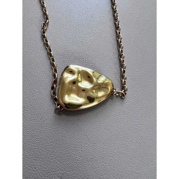 NWT Kendra Scott "McKenna" Pendant Necklace, Vintage Gold and Abalone Stone - Picture 4 of 11